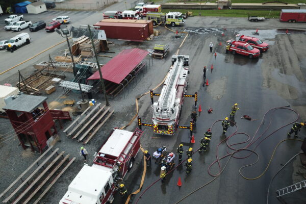 Henrico Fire Live Burn